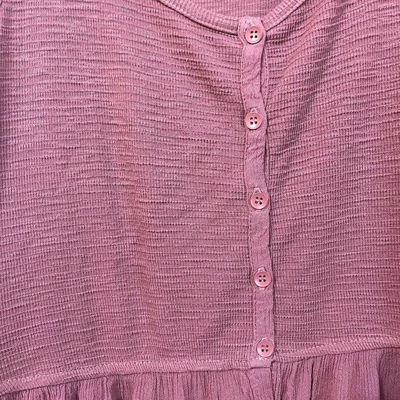 GUC Frye mauve midi button down dress - Picture 4 of 7